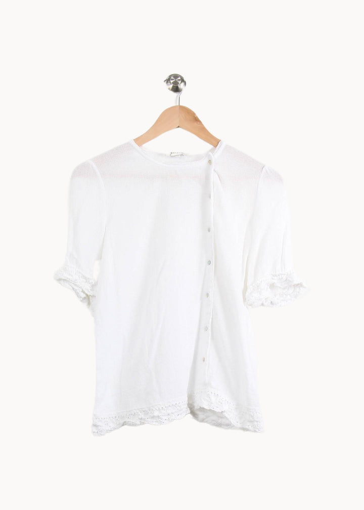 Blouse Blanche - Taille M/38 de la marque Balzac Paris | PARAD55110 - Vendu par Paradigme - Image 2
