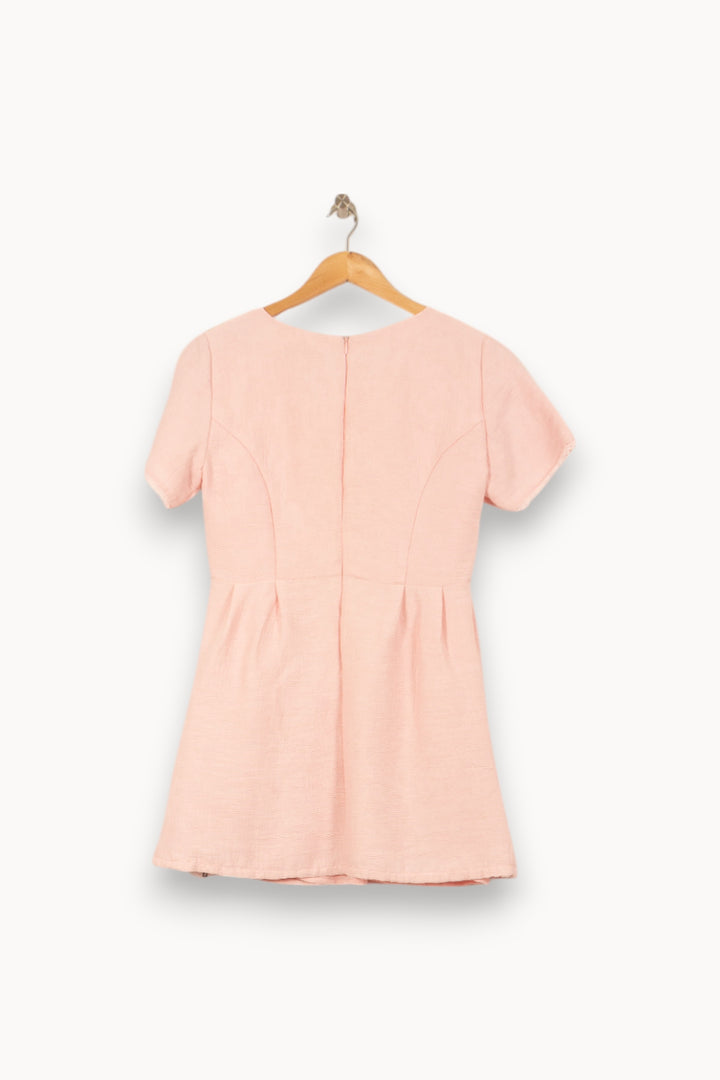 Robe Courte Rose - Taille M/38 de la marque Karl Marc John | PARAD55116 - Vendu par Paradigme - Image 4
