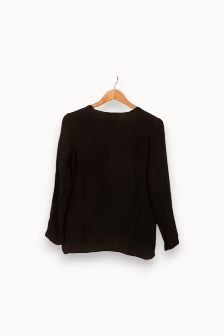 Blouse Noire - Taille S/36 de la marque The Kooples | PARAD55117 - Vendu par Paradigme - Image 4