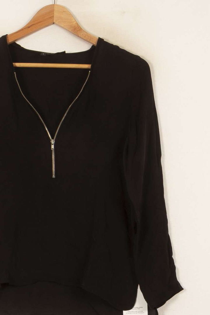 Blouse Noire - Taille S/36 de la marque The Kooples | PARAD55117 - Vendu par Paradigme - Image 3