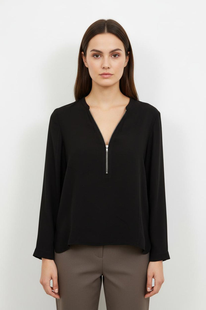Blouse Noire - Taille S/36