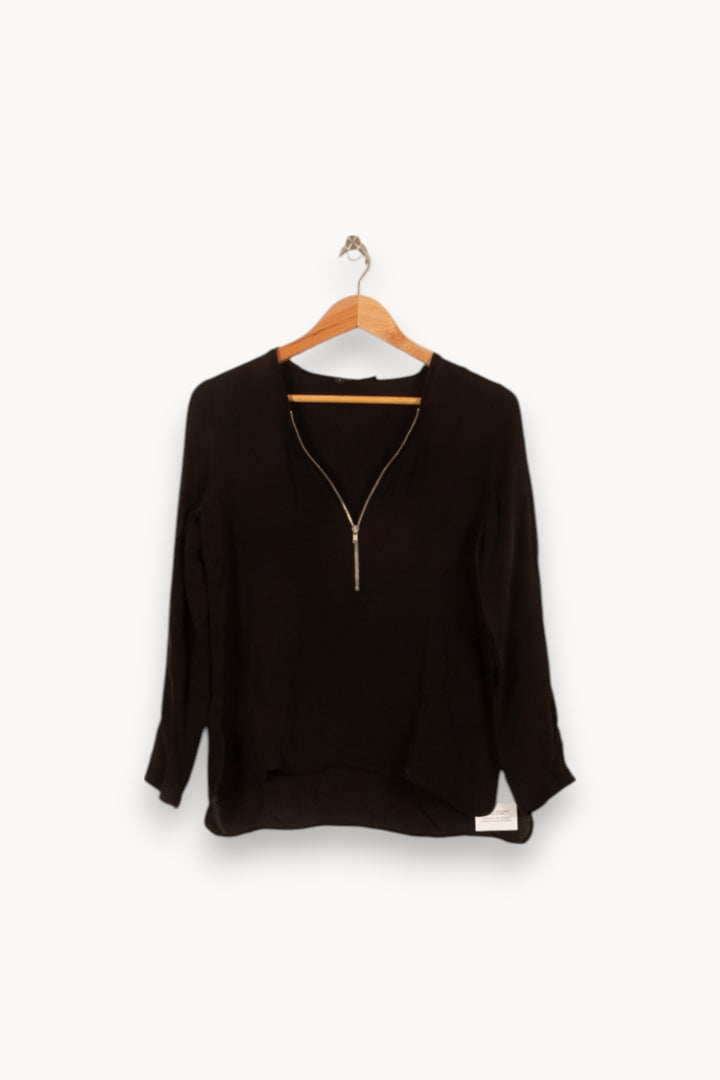 Blouse Noire - Taille S/36 de la marque The Kooples | PARAD55117 - Vendu par Paradigme - Image 2