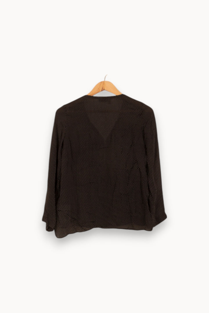Blouse Noire - Taille S/36 de la marque The Kooples | PARAD55119 - Vendu par Paradigme - Image 4