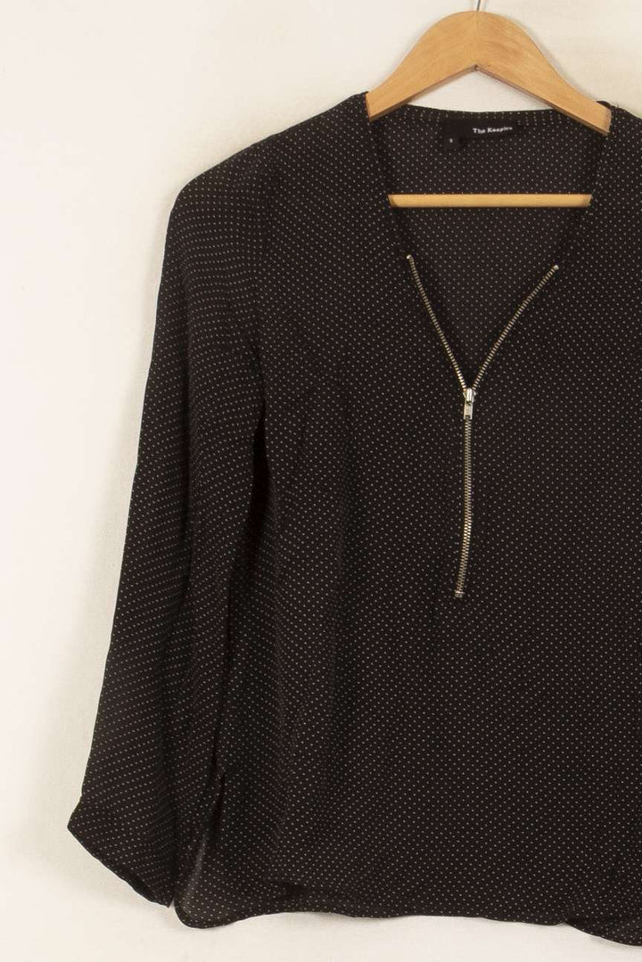 Blouse Noire - Taille S/36 de la marque The Kooples | PARAD55119 - Vendu par Paradigme - Image 3