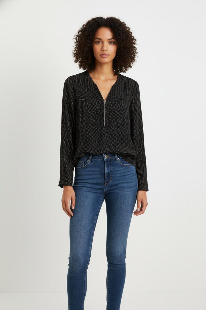 Blouse Noire - Taille S/36