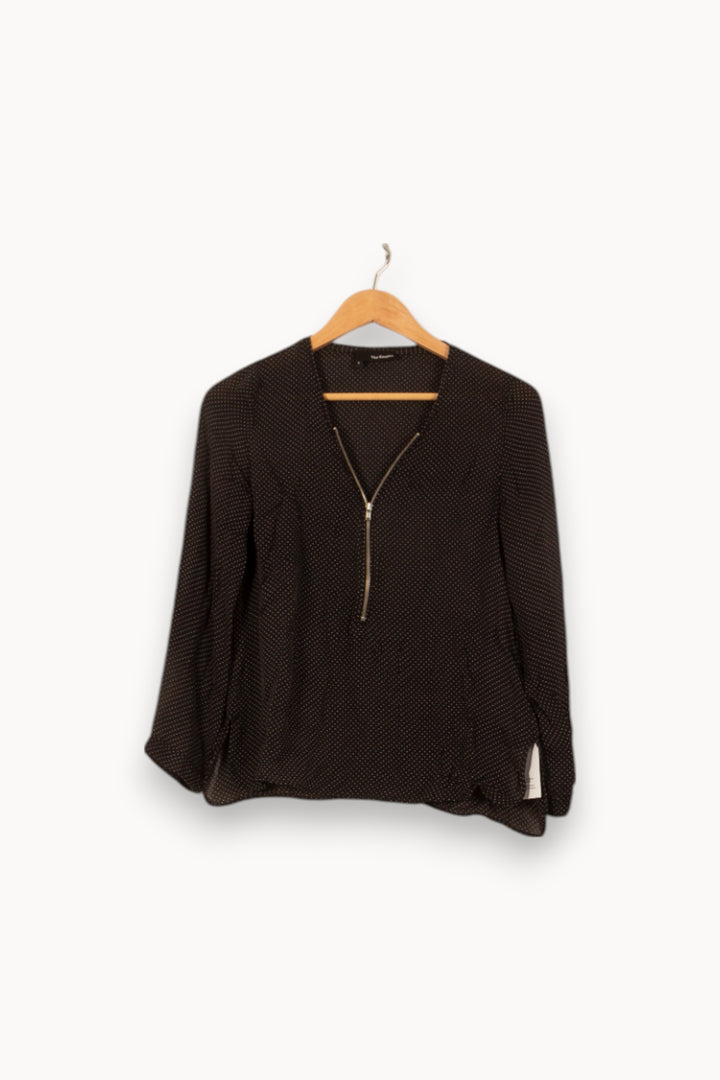 Blouse Noire - Taille S/36 de la marque The Kooples | PARAD55119 - Vendu par Paradigme - Image 2