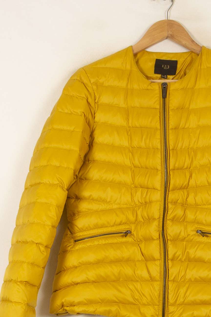 Doudoune Jaune - Taille M/38 de la marque Maison 123 | PARAD55129 - Vendu par Paradigme - Image 3