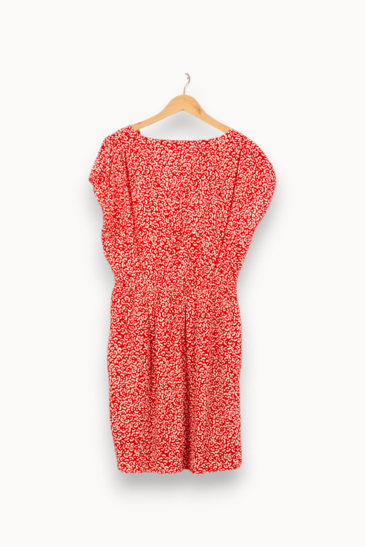 Robe Midi Rouge et Blanche - Taille L/40 de la marque Sud express | PARAD55152 - Vendu par Paradigme - Image 4