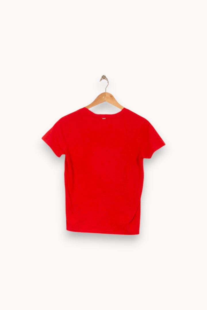 Tee-shirt Rouge - Taille M/38 de la marque IKKS | PARAD55155 - Vendu par Paradigme - Image 4