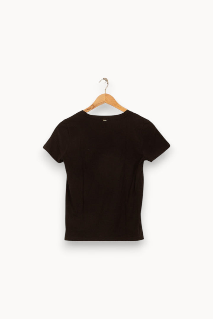 Tee-shirt Noir - Taille M/38 de la marque IKKS | PARAD55156 - Vendu par Paradigme - Image 4
