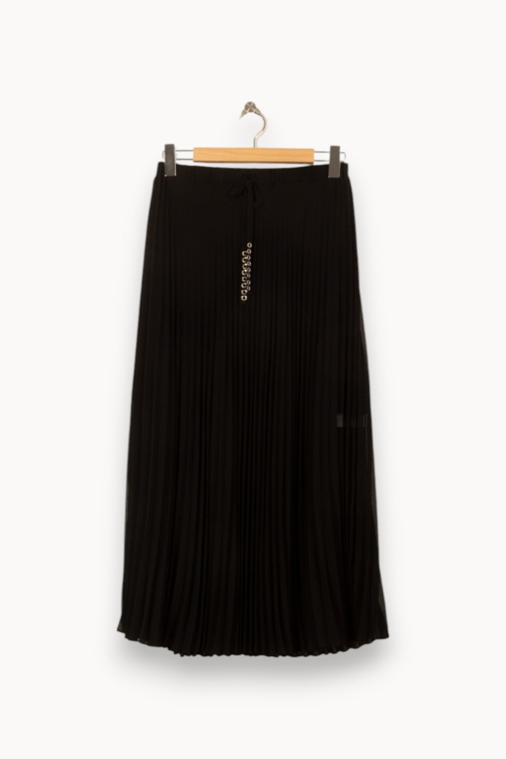 Jupe Plissée Noire - Taille M/38 de la marque IKKS | PARAD55157 - Vendu par Paradigme - Image 2