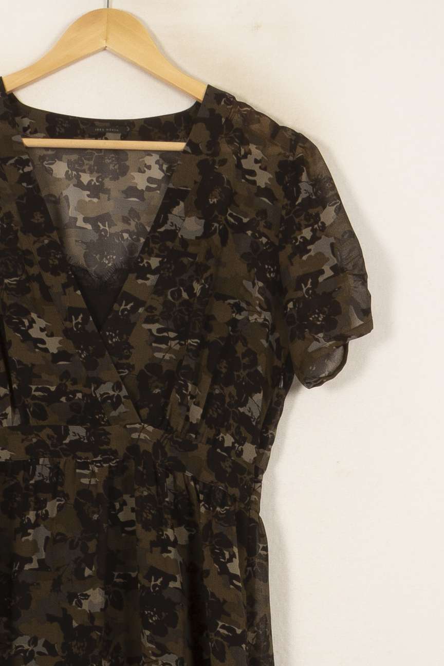 Robe Courte Verte et Noire - Taille L/40 de la marque IKKS | PARAD55161 - Vendu par Paradigme - Image 3