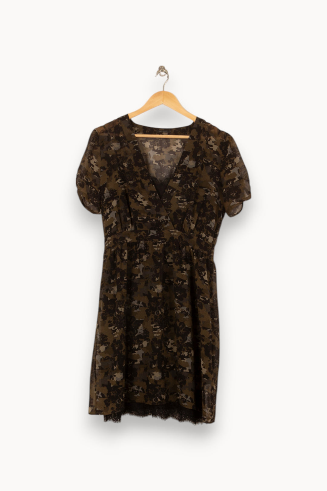 Robe Courte Verte et Noire - Taille L/40 de la marque IKKS | PARAD55161 - Vendu par Paradigme - Image 2