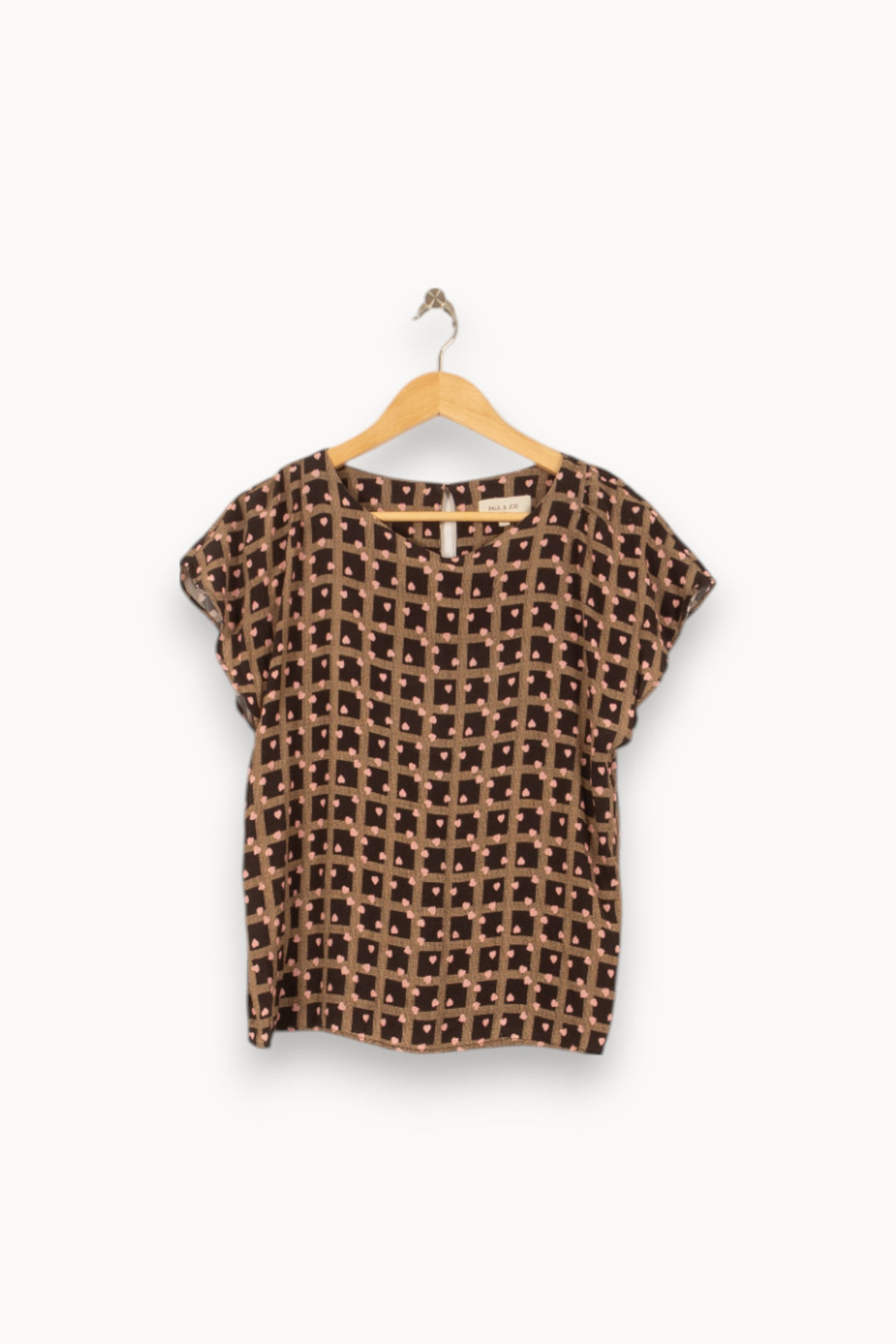 Blouse Noire et Beige - Taille M/38 de la marque Paul & Joe | PARAD55165 - Vendu par Paradigme - Image 2