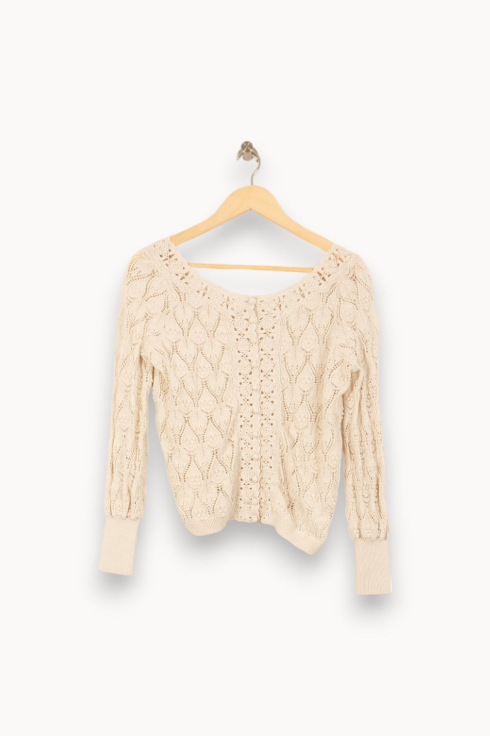 Gilet Blanc - Taille S/36 de la marque Sézane | PARAD55170 - Vendu par Paradigme - Image 2