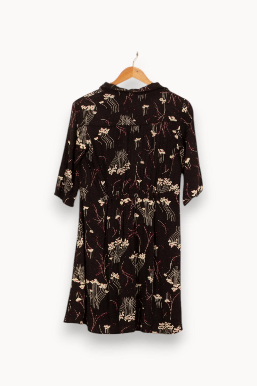 Robe Fleurie Noire - Taille XS/34 de la marque ba&sh | PARAD55172 - Vendu par Paradigme - Image 4