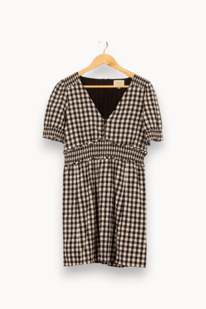Robe Courte Noire et Blanche - Taille M/38 de la marque Sézane | PARAD55173 - Vendu par Paradigme - Image 2
