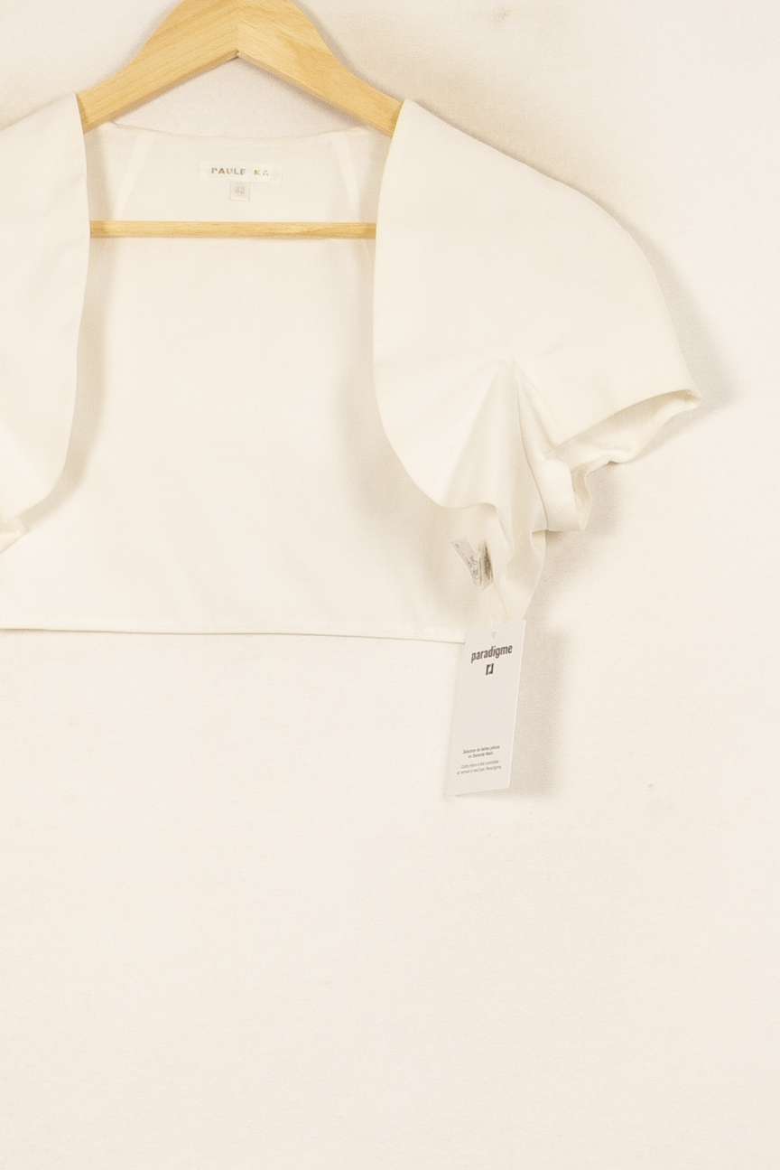 Boléro Blanc - Taille XL/42 de la marque Paule Ka | PARAD55178 - Vendu par Paradigme - Image 3