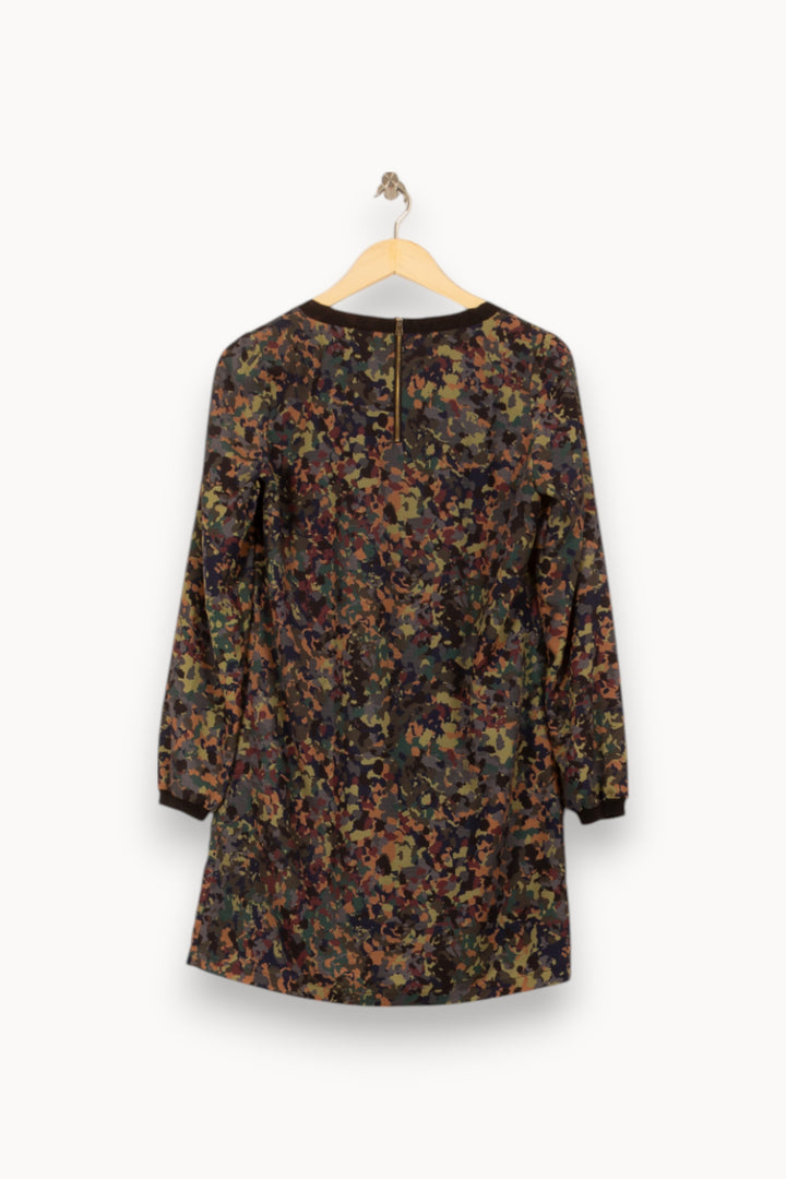 Robe Courte Verte et Noire - Taille S/36 de la marque Sessùn | PARAD55181 - Vendu par Paradigme - Image 4
