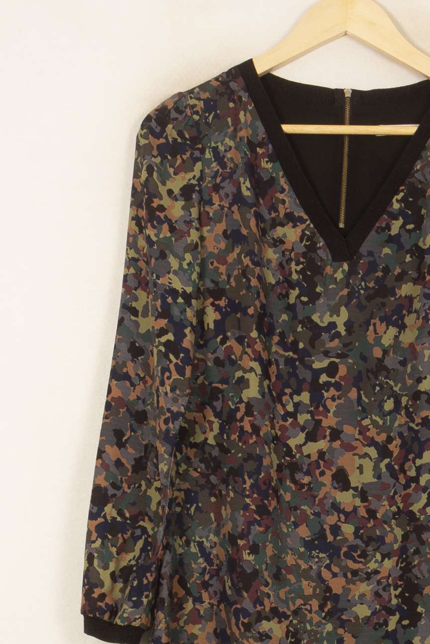Robe Courte Verte et Noire - Taille S/36 de la marque Sessùn | PARAD55181 - Vendu par Paradigme - Image 3