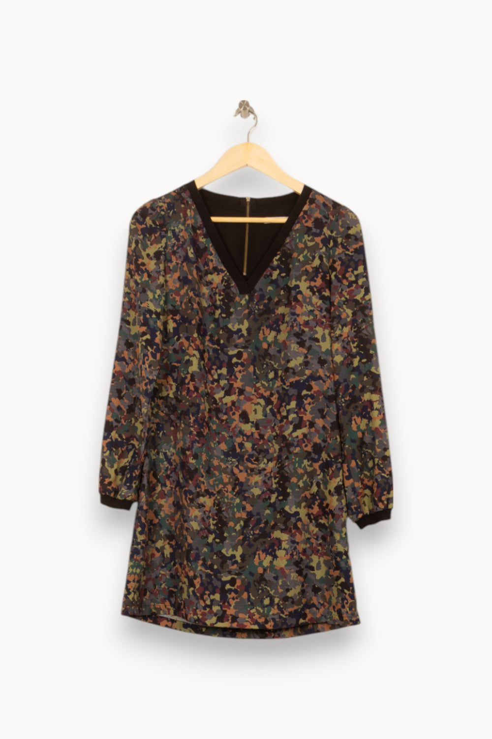 Robe Courte Verte et Noire - Taille S/36 de la marque Sessùn | PARAD55181 - Vendu par Paradigme - Image 2