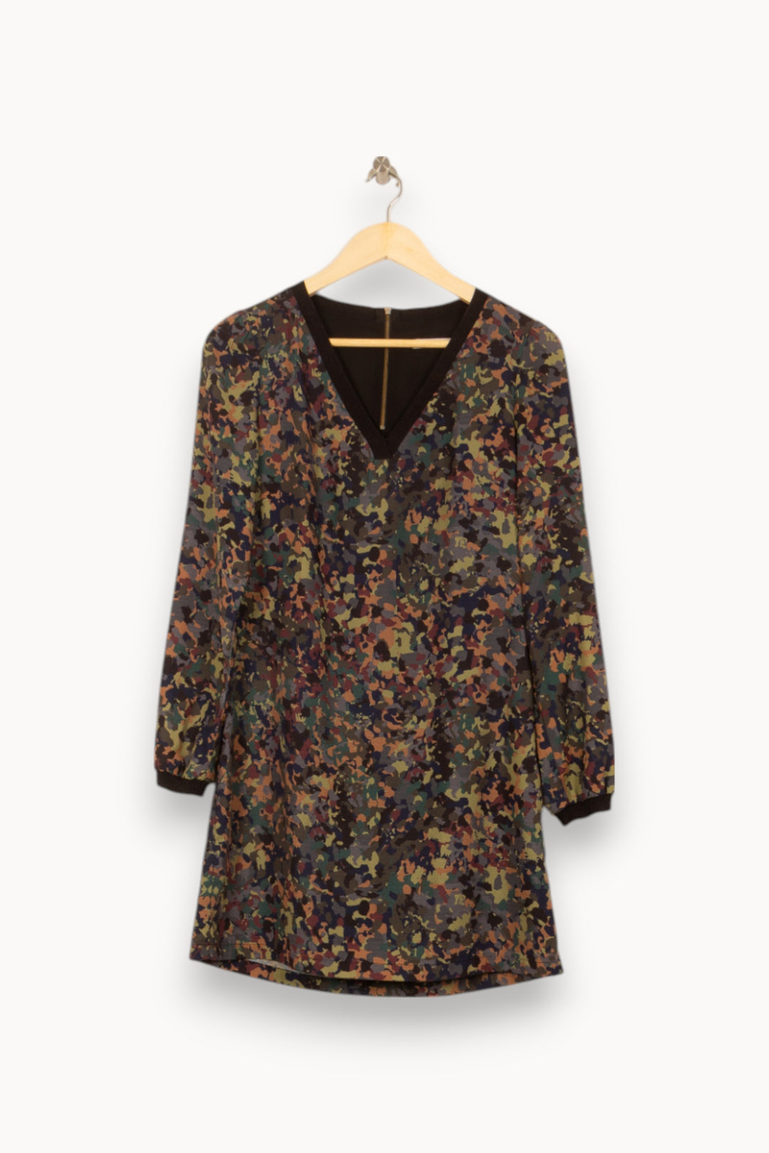 Robe Courte Verte et Noire - Taille S/36 de la marque Sessùn | PARAD55181 - Vendu par Paradigme - Image 2