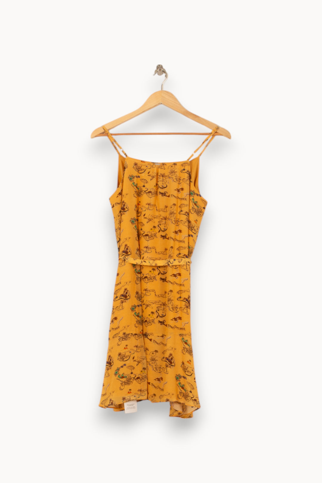 Robe Évasée Jaune - Taille S/36 de la marque IKKS | PARAD55182 - Vendu par Paradigme - Image 4