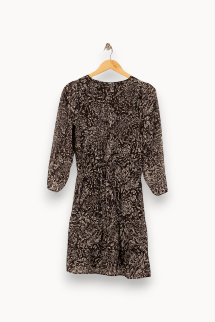 Robe Courte Grise - Taille S/36 de la marque IKKS | PARAD55183 - Vendu par Paradigme - Image 4