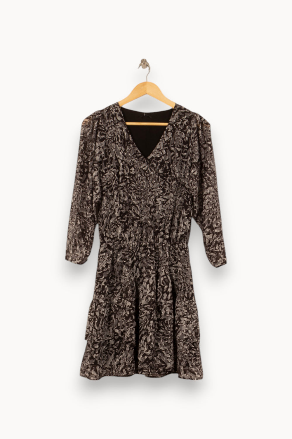 Robe Courte Grise - Taille S/36 de la marque IKKS | PARAD55183 - Vendu par Paradigme - Image 2