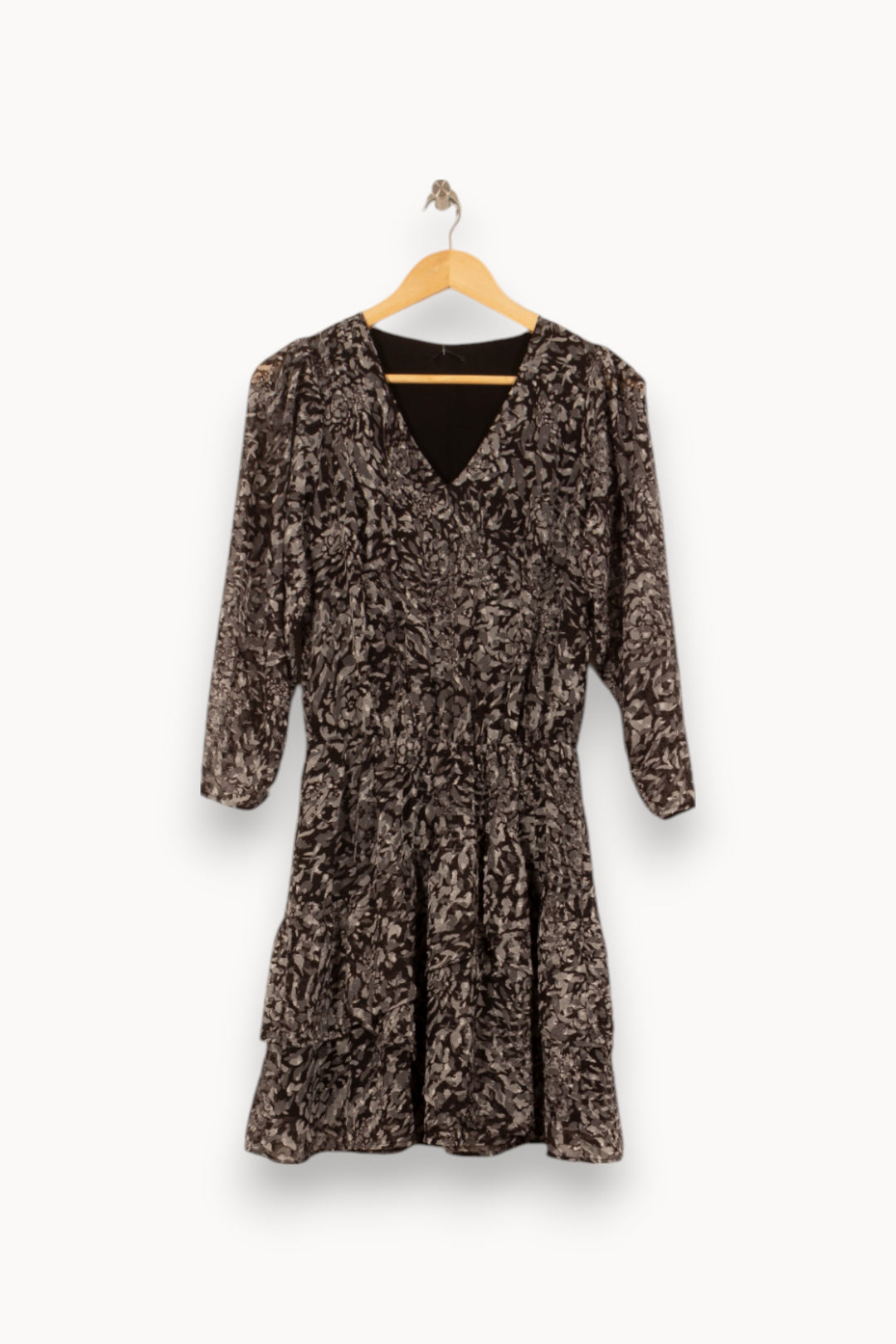 Robe Courte Grise - Taille S/36 de la marque IKKS | PARAD55183 - Vendu par Paradigme - Image 2