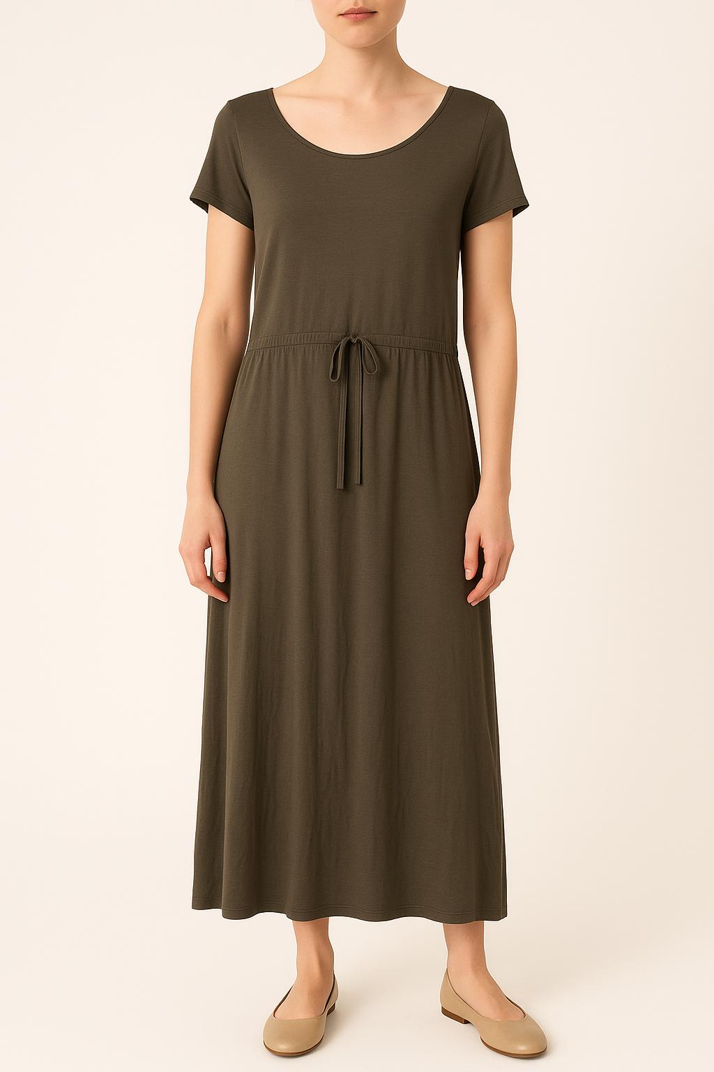 Robe Longue Verte - Taille M/38 de la marque La Fée Maraboutée | PARAD55185 - Vendu par Paradigme - Image 1