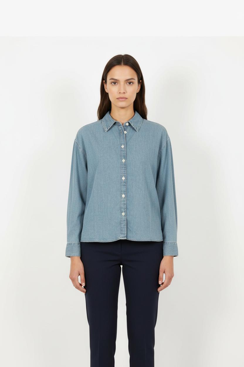 Chemise en Jean Bleue - Taille S/36