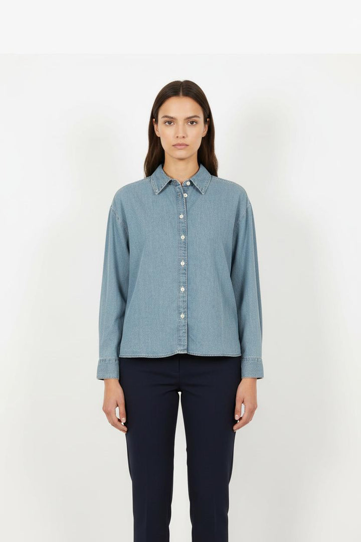 Chemise en Jean Bleue - Taille S/36