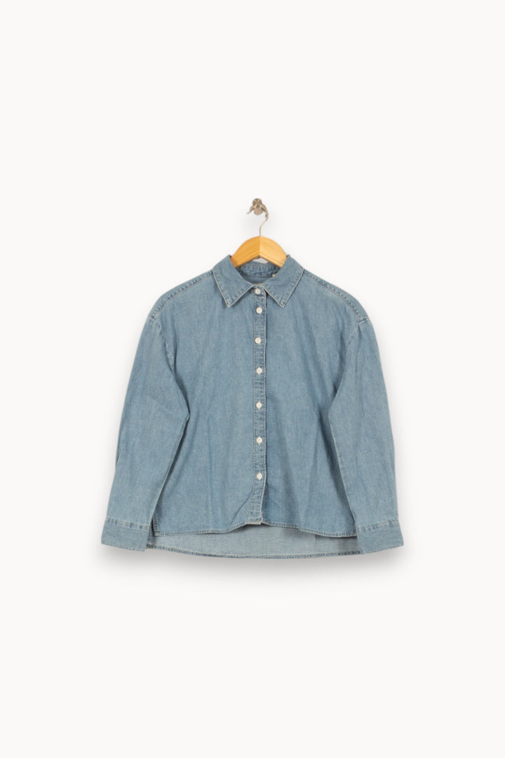Chemise en Jean Bleue - Taille S/36 de la marque Levi's | PARAD55187 - Vendu par Paradigme - Image 2