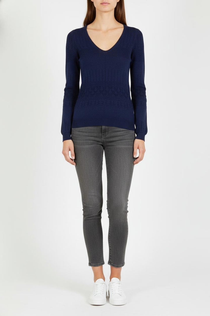 Pull Bleu - Taille XS/34