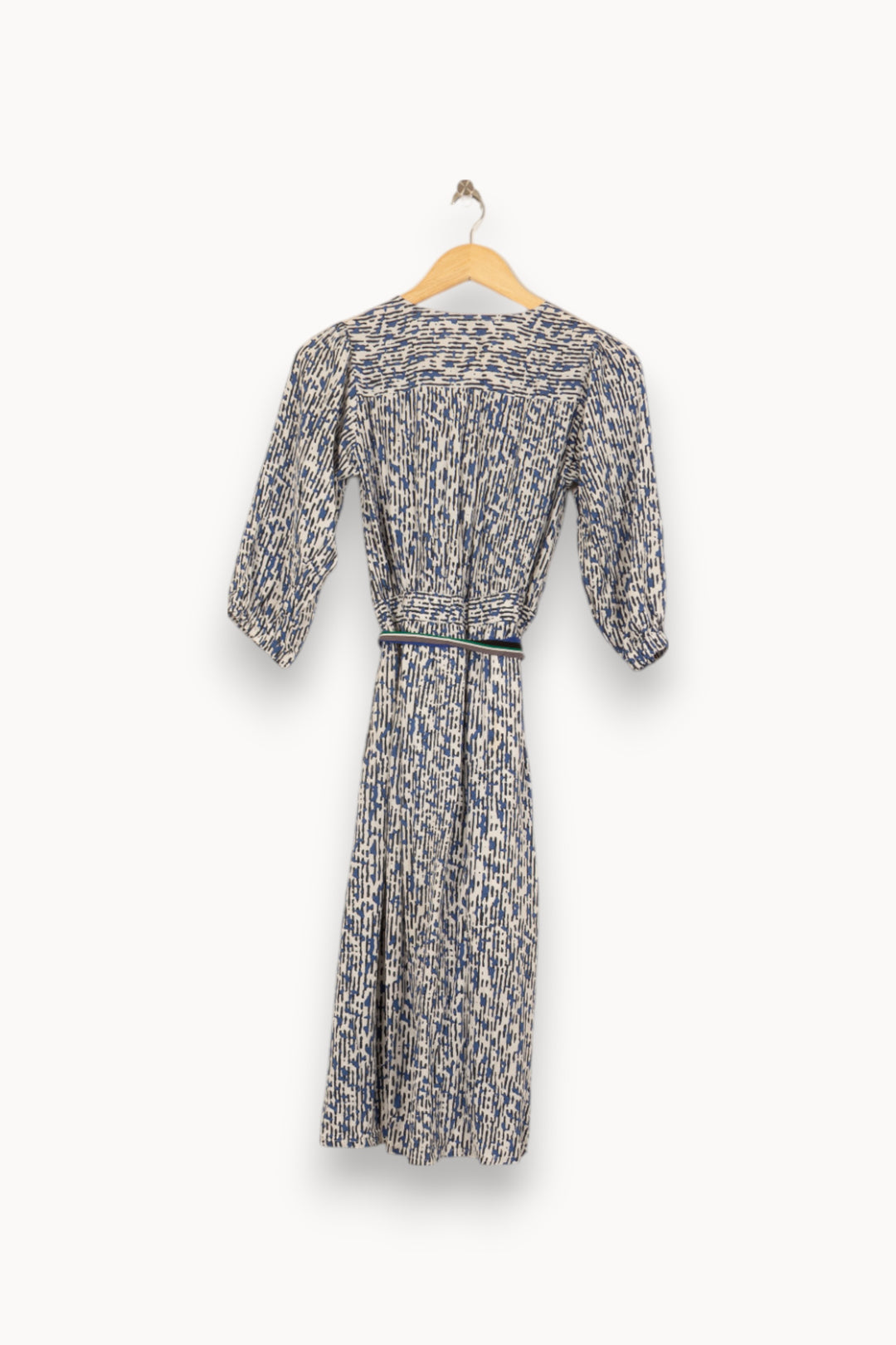 Robe Longue Blanche et Bleue - Taille XS/34 de la marque Suncoo | PARAD55190 - Vendu par Paradigme - Image 4