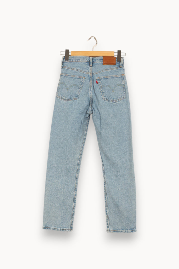Jean Droit Bleu - Taille S/36 de la marque Levi's | PARAD55198 - Vendu par Paradigme - Image 4
