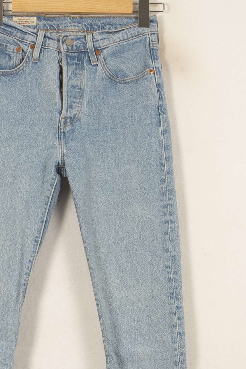 Jean Droit Bleu - Taille S/36 de la marque Levi's | PARAD55198 - Vendu par Paradigme - Image 3