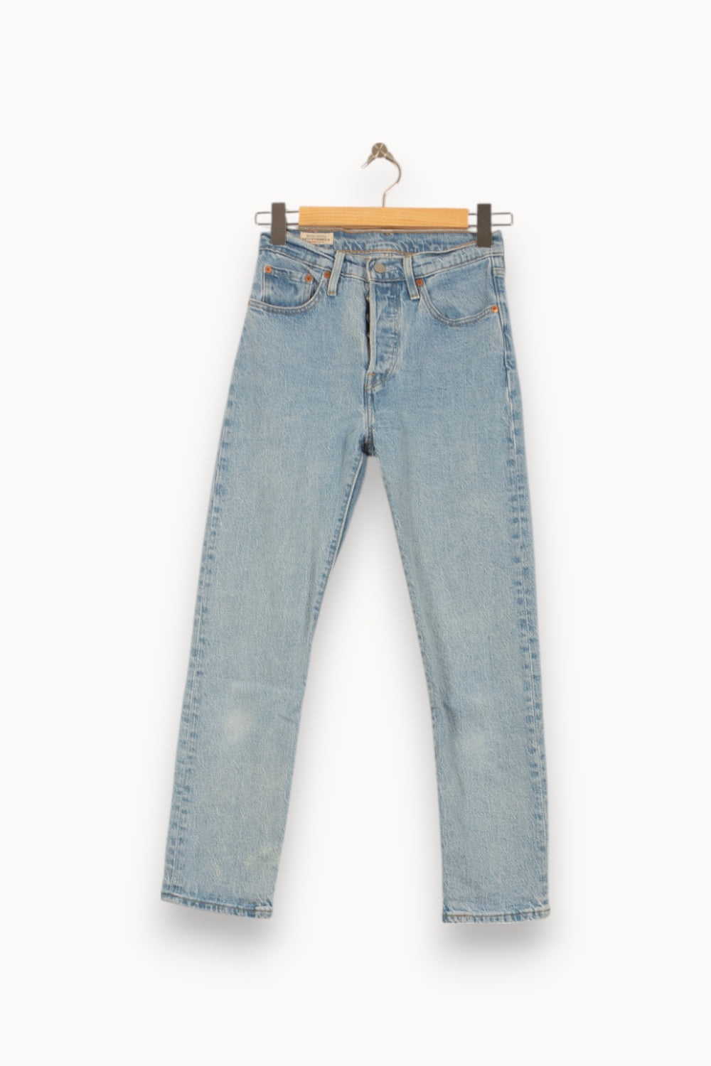 Jean Droit Bleu - Taille S/36 de la marque Levi's | PARAD55198 - Vendu par Paradigme - Image 2