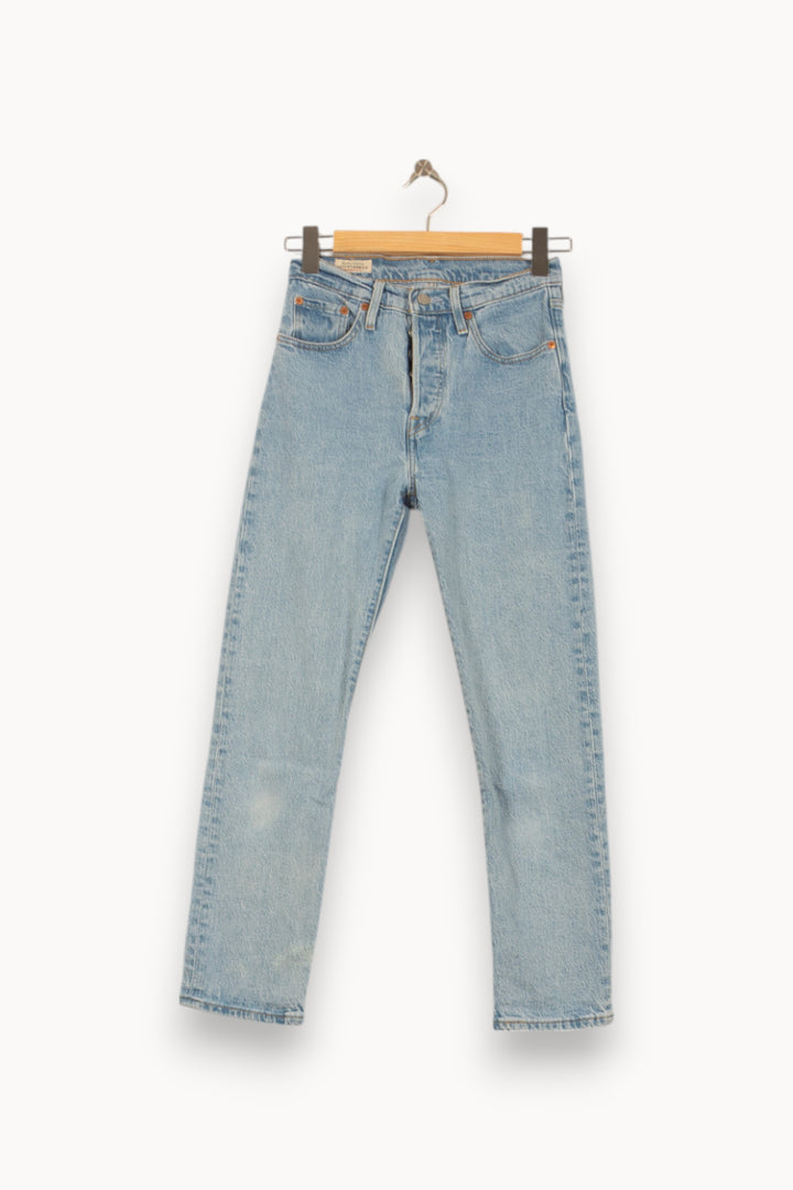 Jean Droit Bleu - Taille S/36 de la marque Levi's | PARAD55198 - Vendu par Paradigme - Image 2