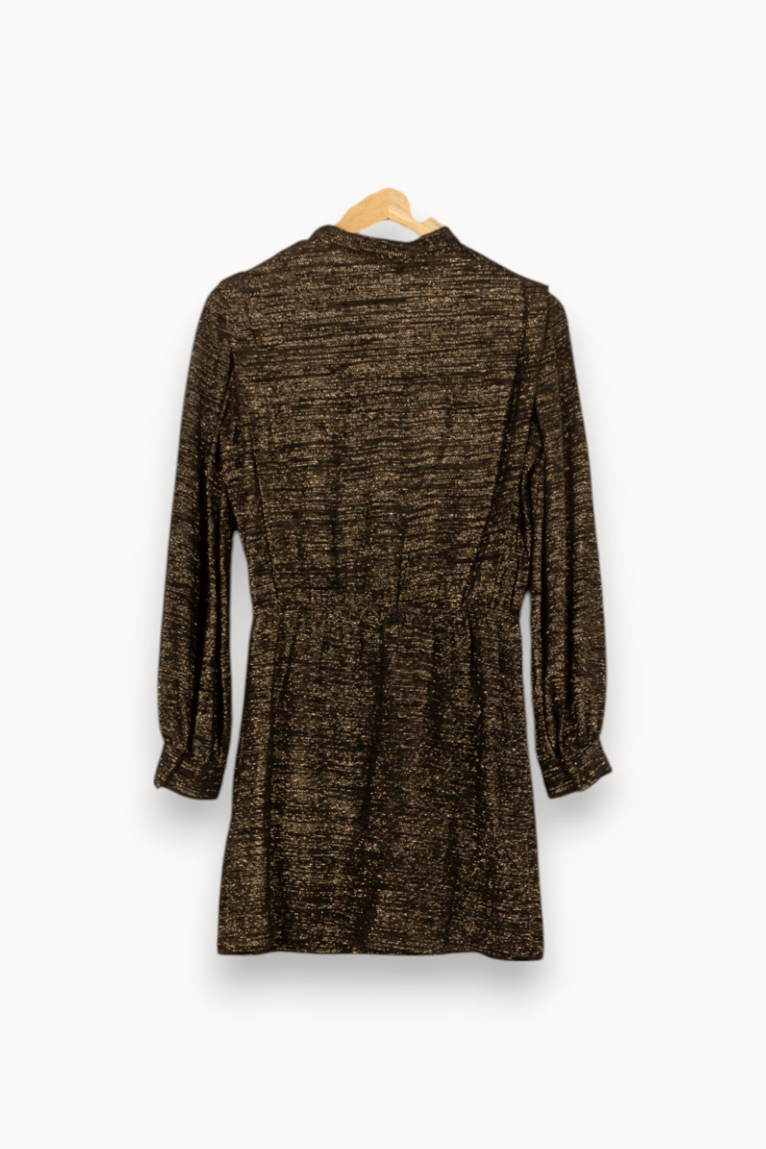 Robe Courte Noire et Dorée - Taille S/36 de la marque Sézane | PARAD55200 - Vendu par Paradigme - Image 4