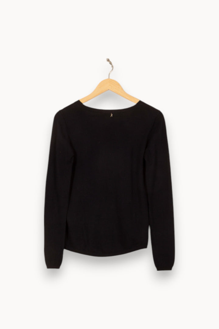 Pull Noir et Vert - Taille S/36 de la marque Sud express | PARAD55207 - Vendu par Paradigme - Image 4
