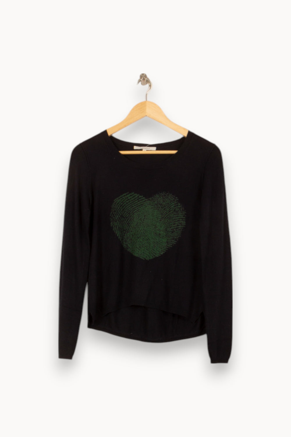Pull Noir et Vert - Taille S/36 de la marque Sud express | PARAD55207 - Vendu par Paradigme - Image 2