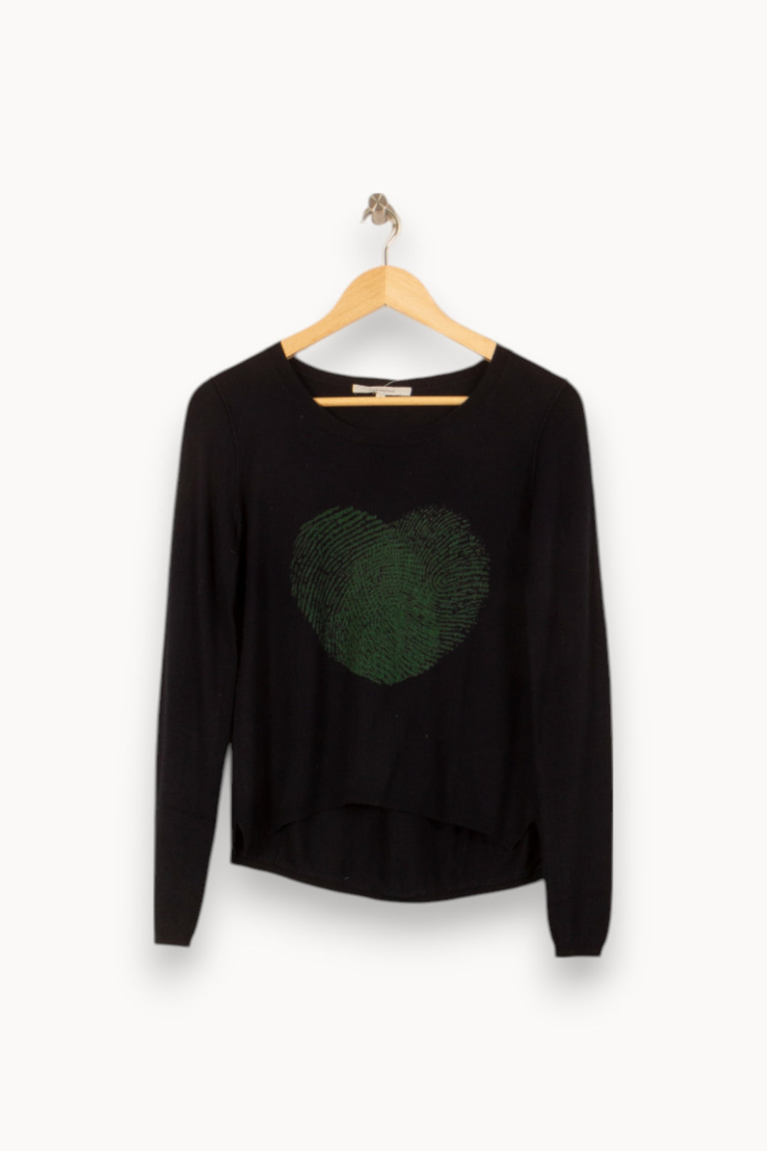 Pull Noir et Vert - Taille S/36 de la marque Sud express | PARAD55207 - Vendu par Paradigme - Image 2
