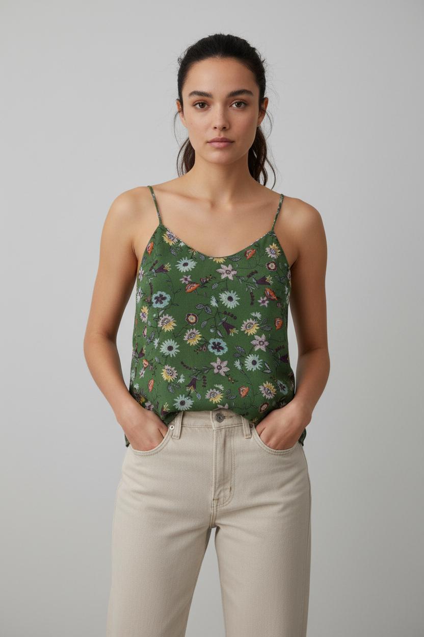 Débardeur Vert - Taille XS/34