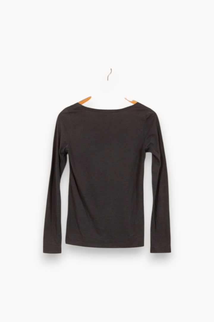 T-shirt Manches Longues Noir - Taille S/36 de la marque Comptoir des Cotonniers | PARAD55210 - Vendu par Paradigme - Image 4