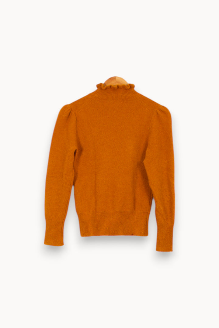 Pull Orange - Taille XS/34 de la marque ba&sh | PARAD55211 - Vendu par Paradigme - Image 4