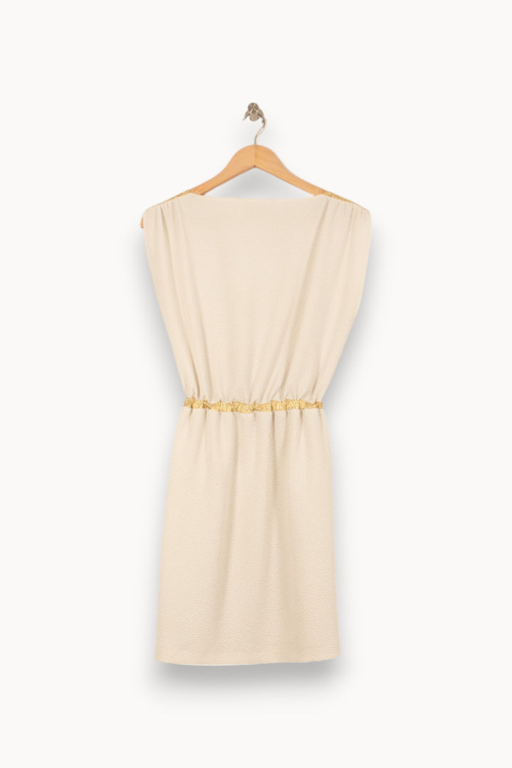 Robe Courte Blanche - Taille S/36 de la marque ba&sh | PARAD55213 - Vendu par Paradigme - Image 4