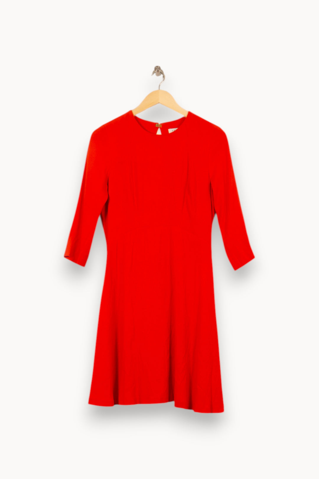 Robe Évasée Rouge - Taille S/36 de la marque Sandro | PARAD55214 - Vendu par Paradigme - Image 2