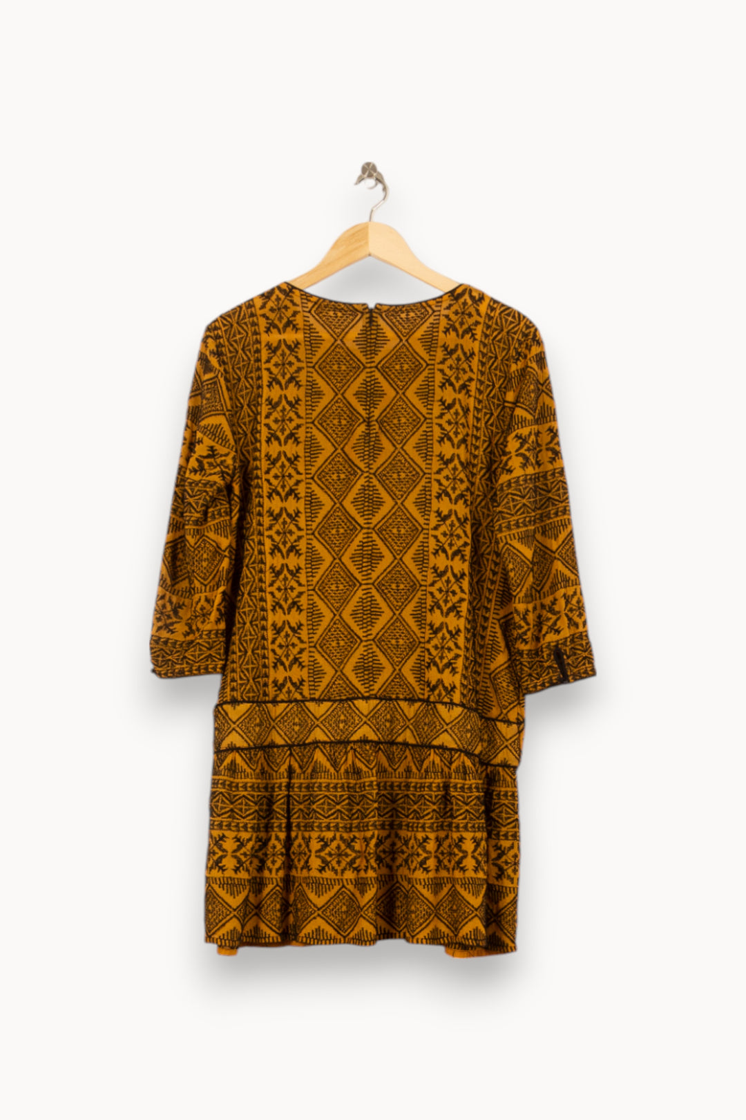 Robe Courte Orange et Noire - Taille M/38 de la marque ba&sh | PARAD55216 - Vendu par Paradigme - Image 4